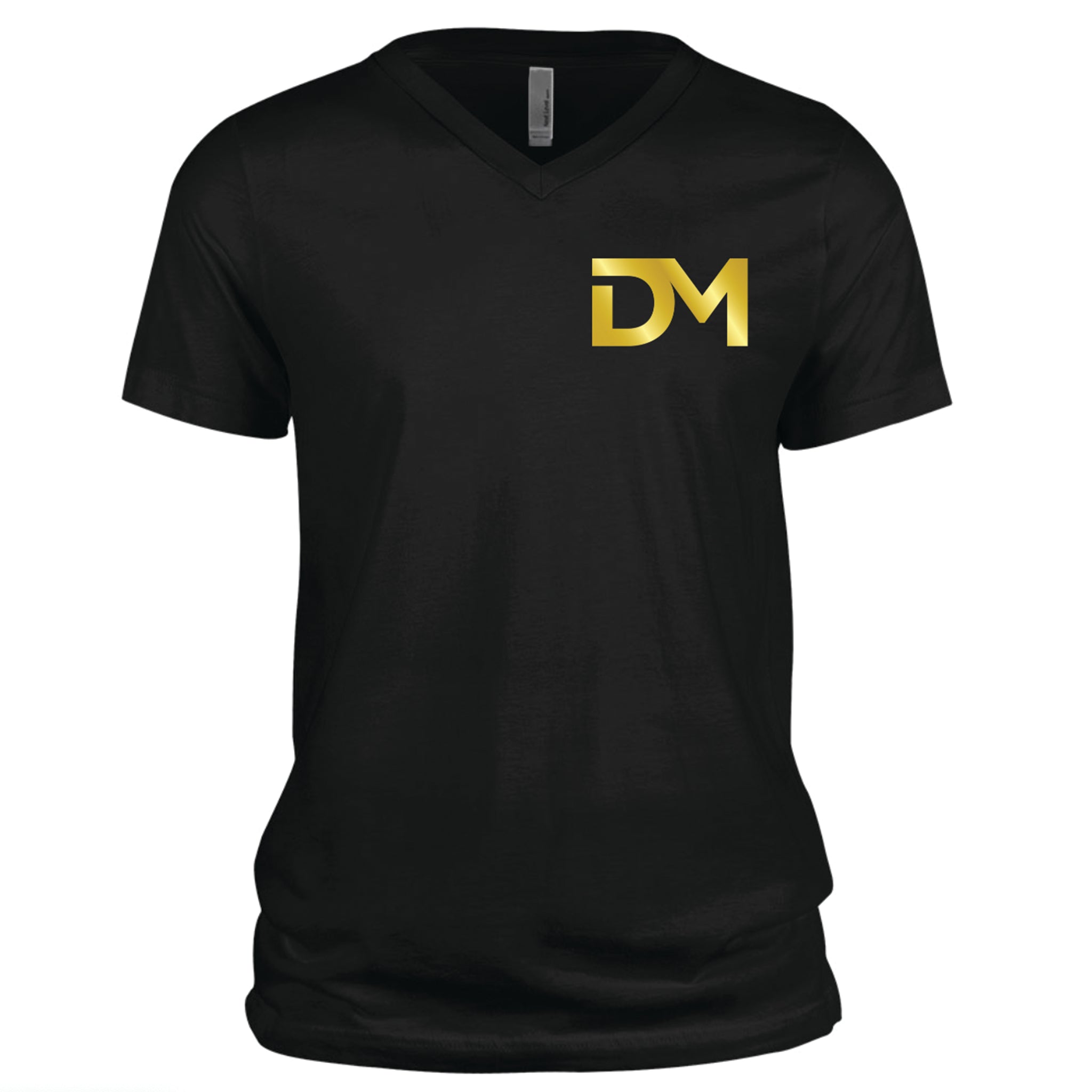 Black DM V-Neck T-Shirt