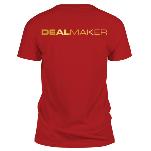 Red DM V-Neck T-Shirt